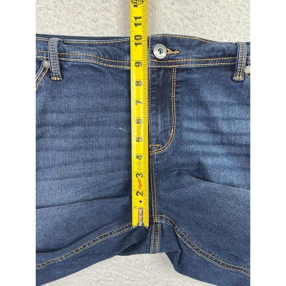 Torrid Luxe Slim Boot Jeans Womens 18R Blue Medium Wash Mid Rise Stretch Denim - Picture 10 of 12